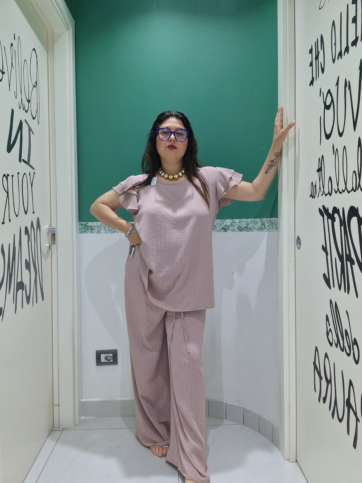 Pantalone gessato
