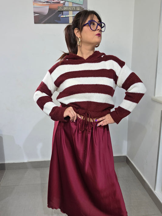 Maglia con cappuccio