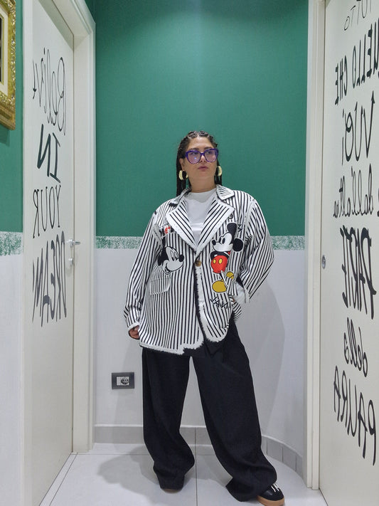 Giacca topolino a righe