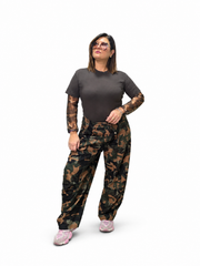 Pantalone semiballon camouflage