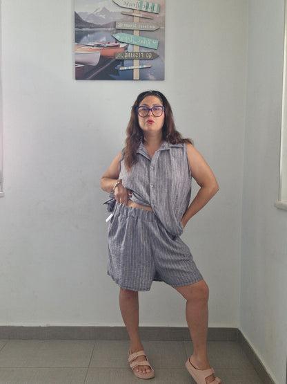 Pantaloncino righini argento