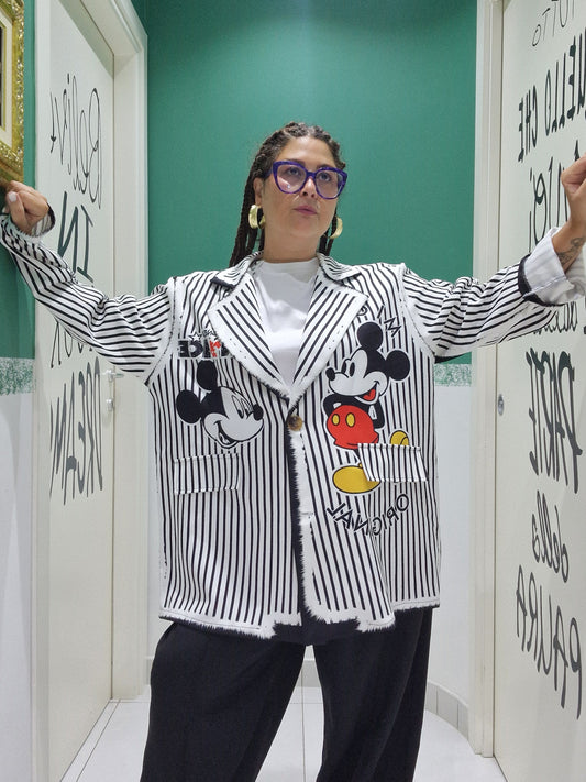 Giacca topolino a righe