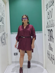 Abito/casacca gessato