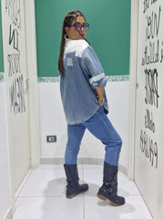 Camicia denim college