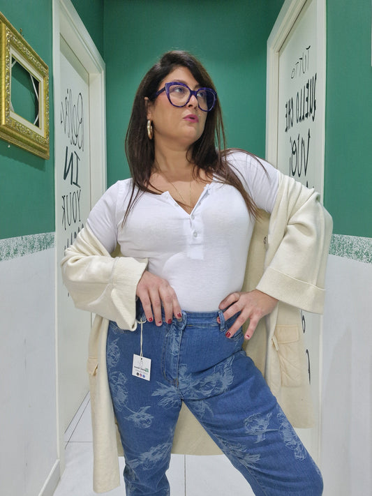 Body bottoncini slim