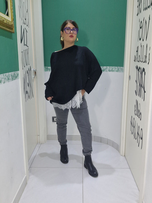 Twinset asimmetrico Ludovica