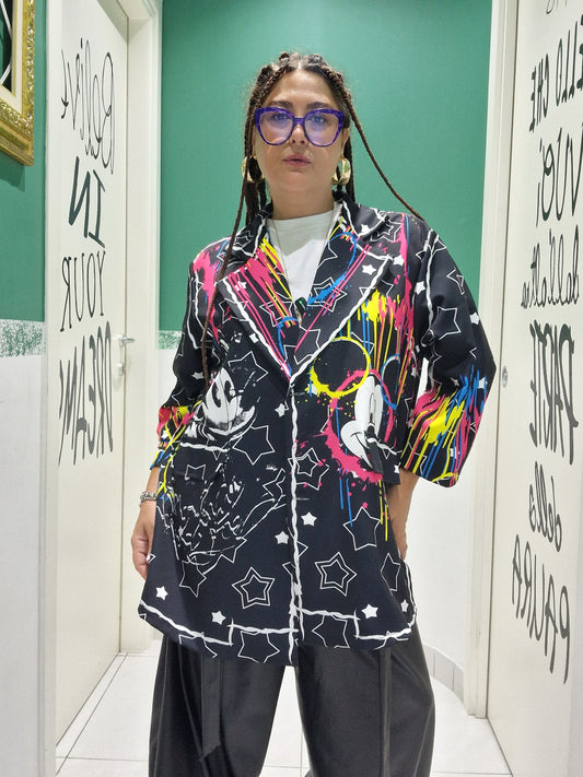 Giacca multicolor topolino