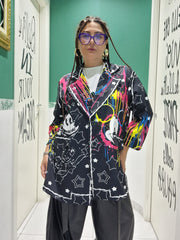 Giacca multicolor topolino