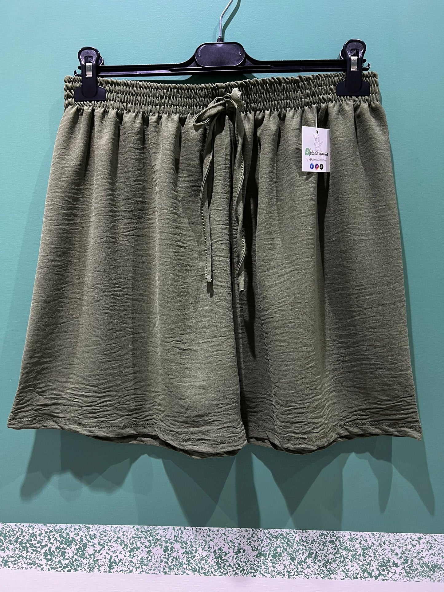 Pantaloncino elastico alto