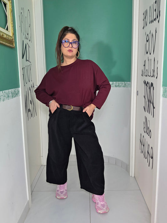 Pantalone in ecovelluto