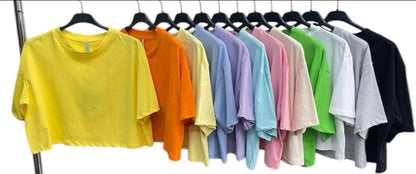 Maglia croop cotone
