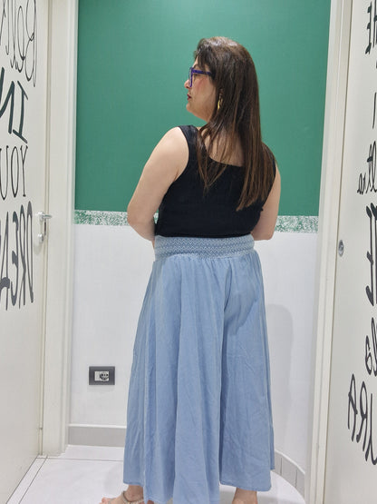 Pantagonna effetto jeans
