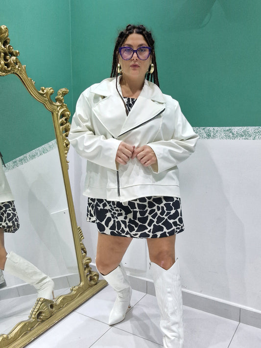 Chiodo oversize simil ecopelle