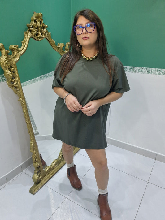 T-shirt scollo tondo