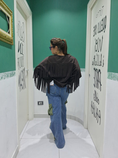 Jeans fake cargo