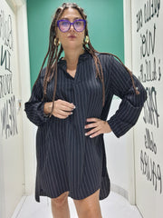 Abito/casacca gessato