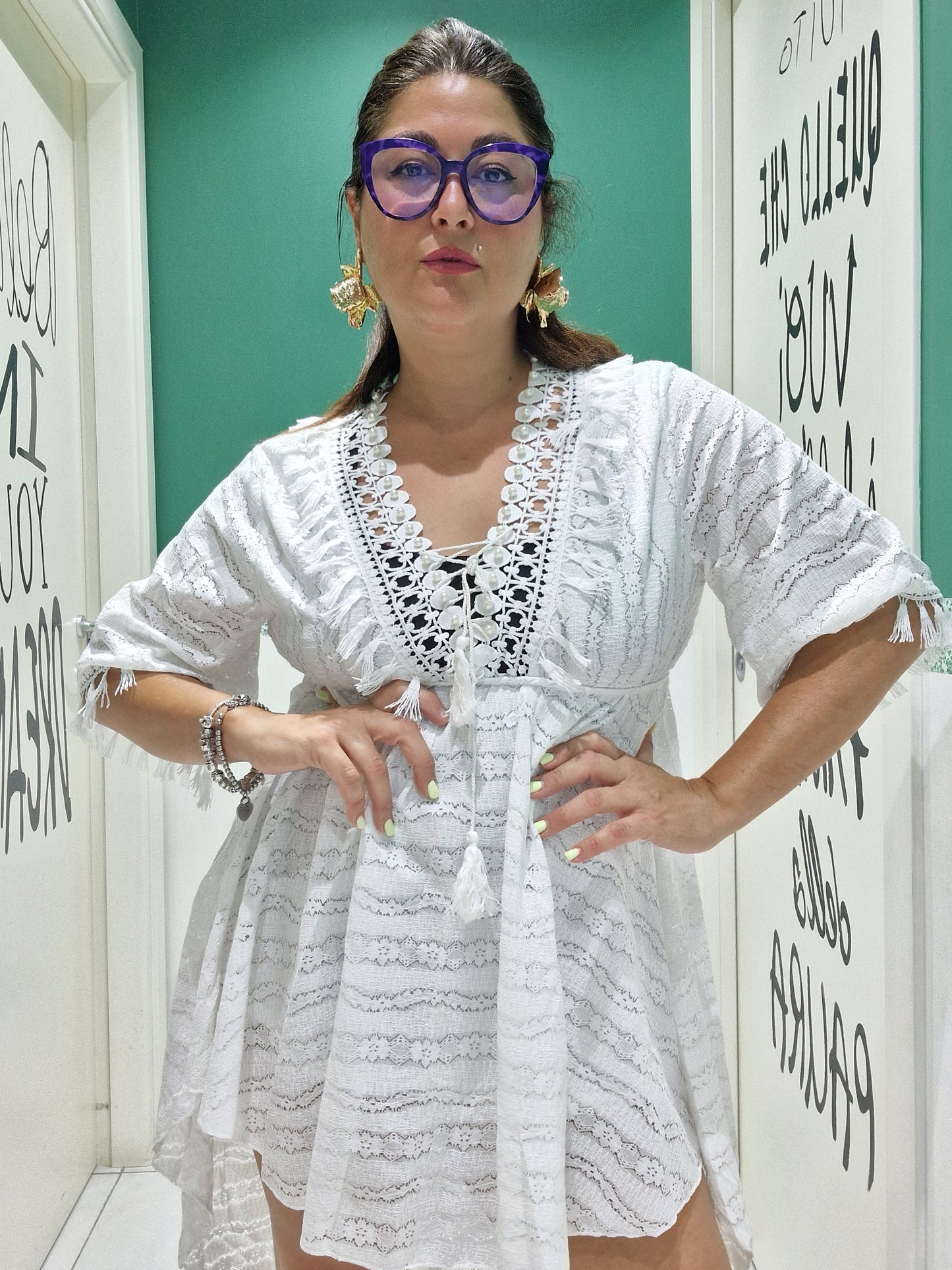 Copricostume minidress