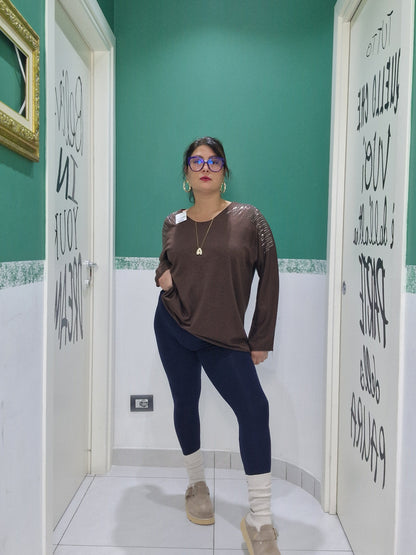 Maglia Salvaoutfit brillantinata