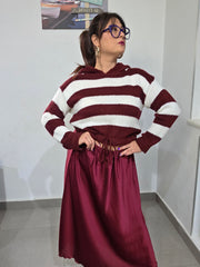 Maglia con cappuccio