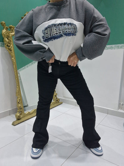 Jeans zampa nero Carolina