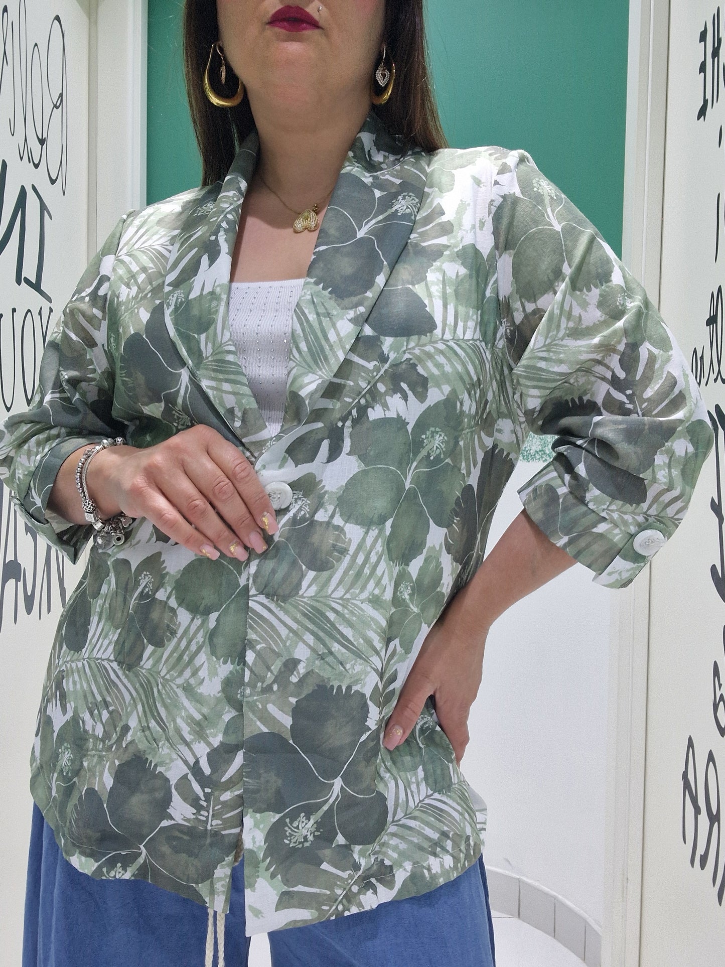 Giacca floreale