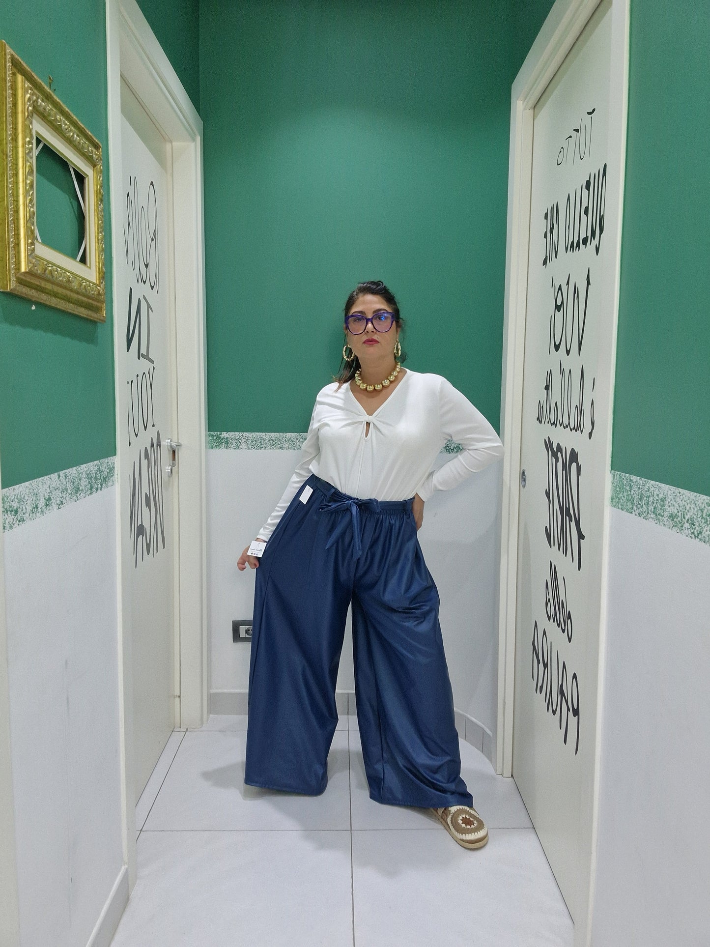 Pantagonna in simil ecopelle