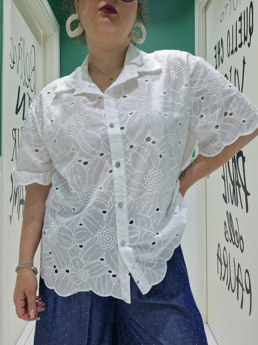 Camicia pizzo san gallo