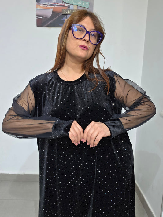Abito brillantinato