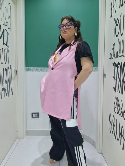 Gilet regolabile aperto lateralmente