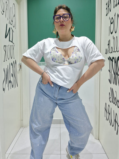Shirt CUORE cutout