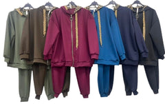 Cordset cappuccio animalier