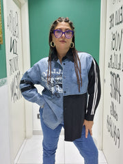 Camicia denim college