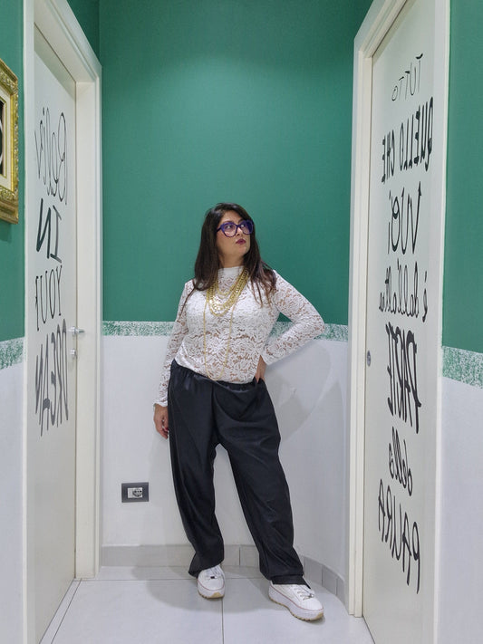 Pantalone in similecopelle
