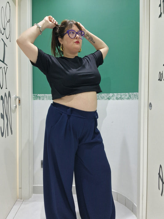 Maglia croop cotone