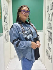 Camicia denim college