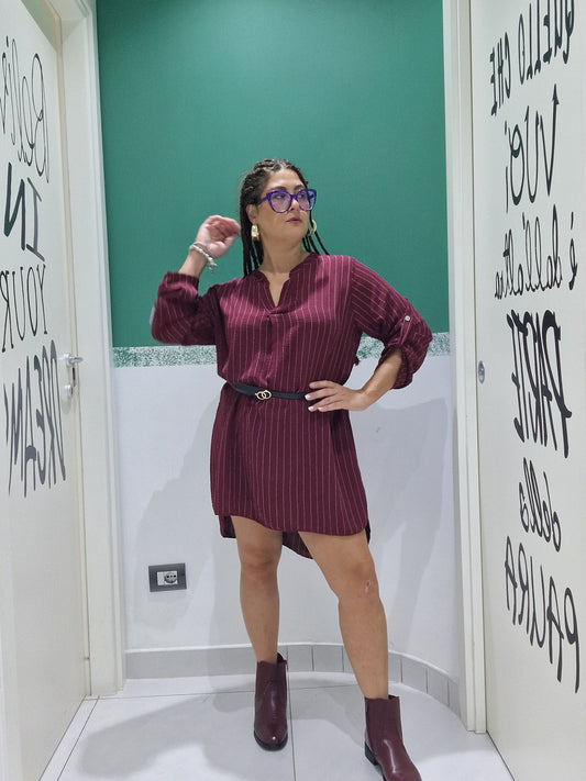 Abito/casacca gessato