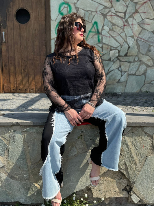 Maglia merletto Bambi
