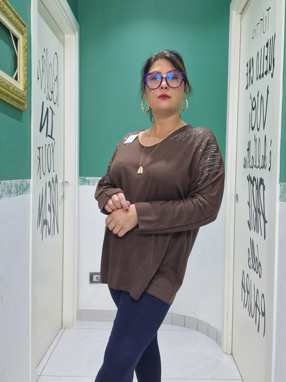 Maglia Salvaoutfit brillantinata