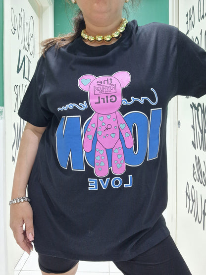 Shirt teddy fuxia