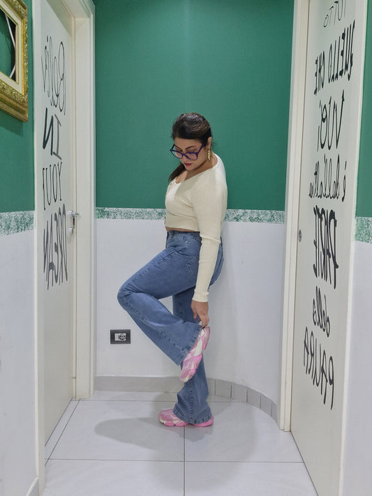 Jeans zampa semplice