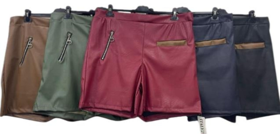 Pantaloncino similecopelle