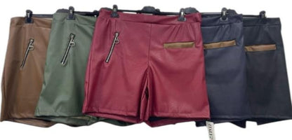 Pantaloncino similecopelle