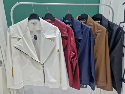 Chiodo oversize simil ecopelle