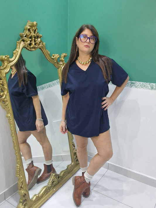 T-shirt basic scollo V