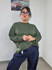 Maglia lunga in cotone