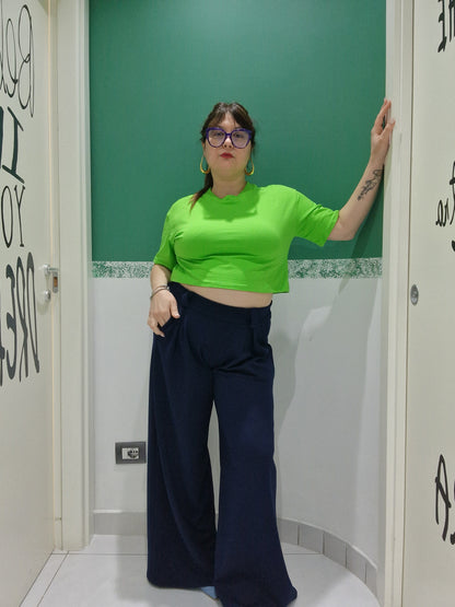 Maglia croop cotone
