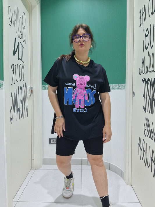 Shirt teddy fuxia