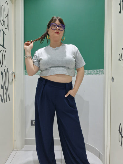 Maglia croop cotone